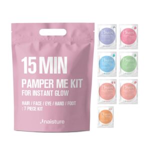 Naisture 15 Min Pamper Me Kit Korean Spa Skincare Gift Set for Women